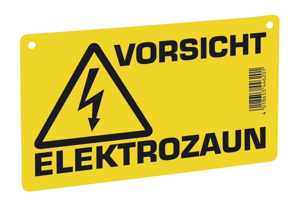 AKO Warnschild – Vorsicht Elektrozaun!