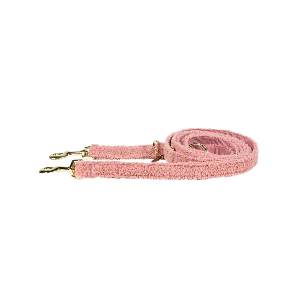 KENTUCKY® DOGWEAR Hundeleine aus Teddyfleece 200 cm, altrosa