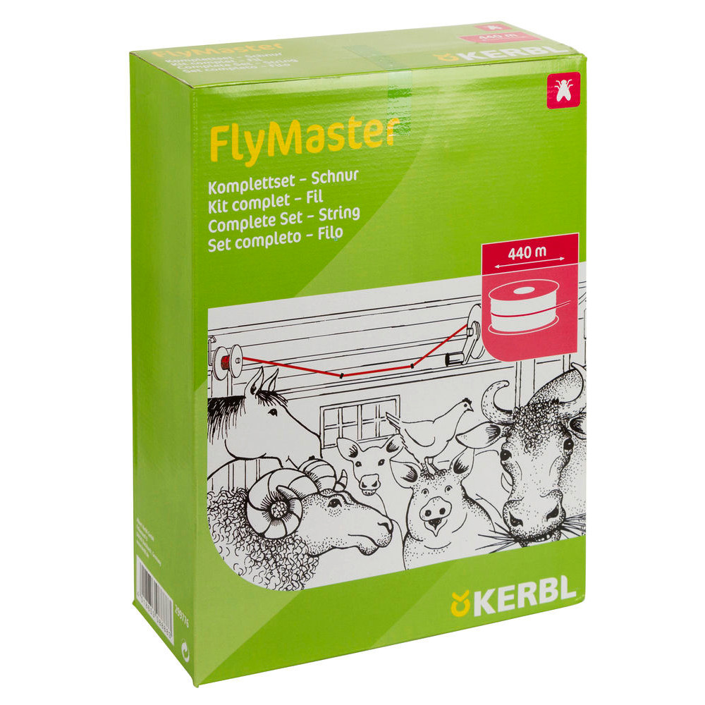 KERBL Stallfliegenfänger Komplettset FlyMaster, Klebeschnur
