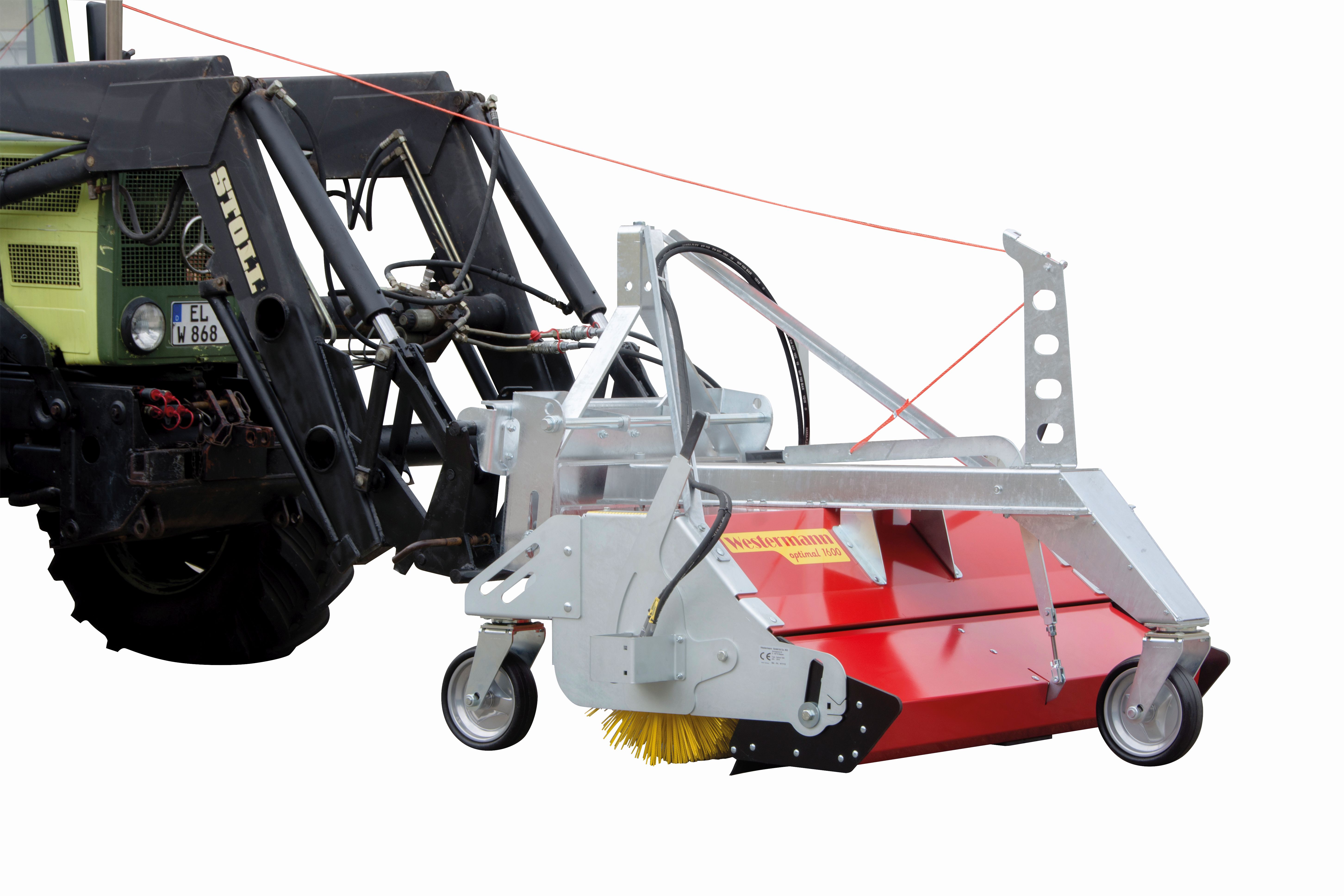 WESTERMANN Anbaukehrmaschine "Optimal" 1600 "Front"