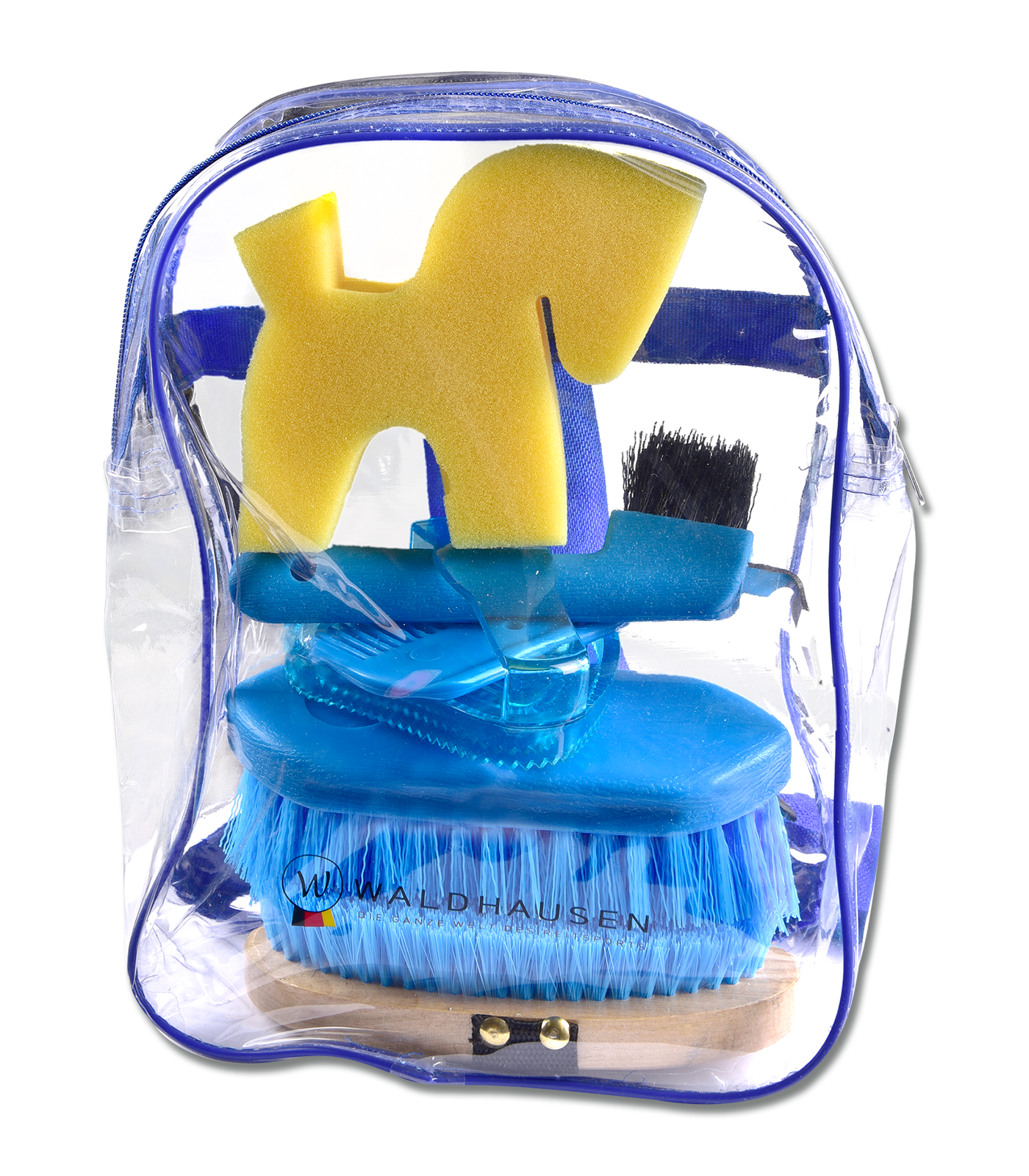 Putzset im Rucksack