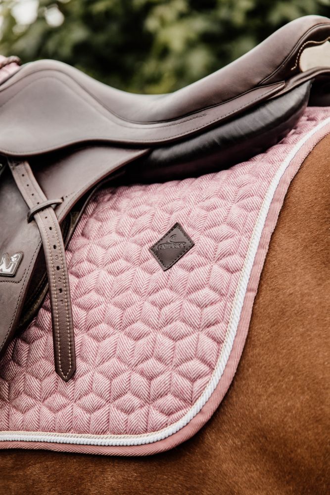 KENTUCKY® HORSEWEAR Schabracke Wolle Springen, altrosa