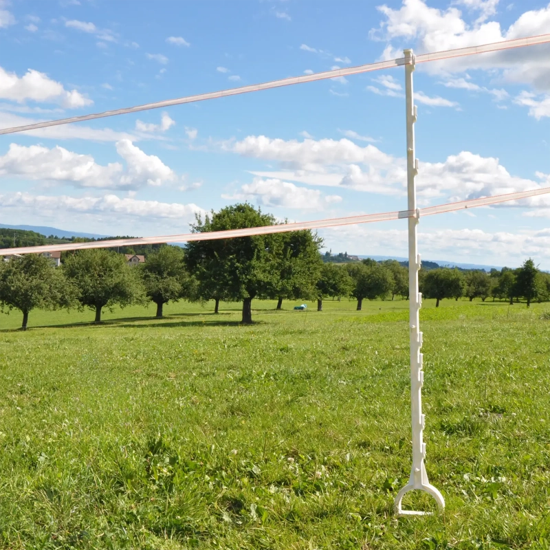 GALLAGHER Steigbügelpfahl 1,55 m, weiß (5 Stück)