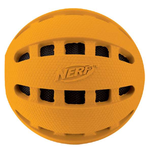 NERF DOG Crunchable Squeak Checker Ball 