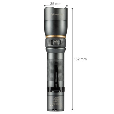 SHADA Taschenlampe - 1.200 lm 5.000 K Lithium-Ionen 8,14 Wh 