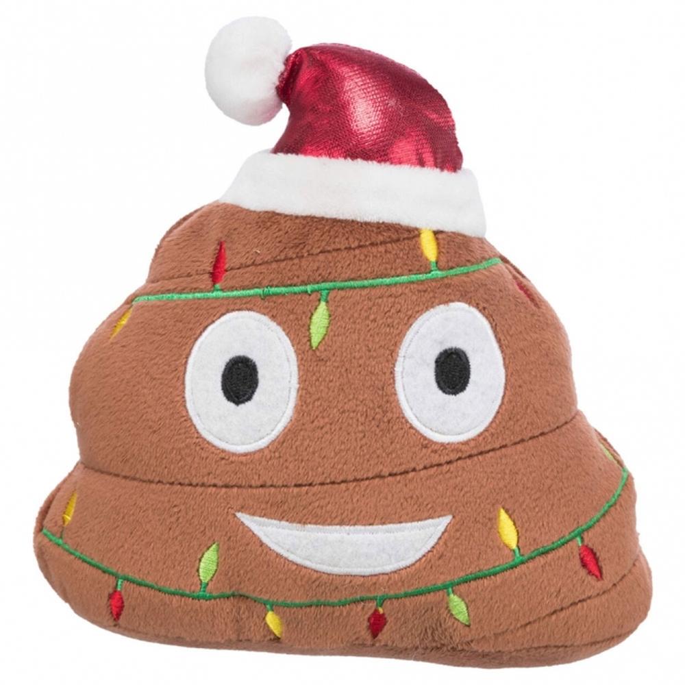TRIXIE Xmas Plüschspielzeug Emoticon mit Stimme