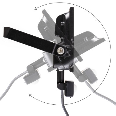 SHADA Flutlicht mit Sensor-LED - 50W 9000lm 4000K - Lumileds LED - schwarz