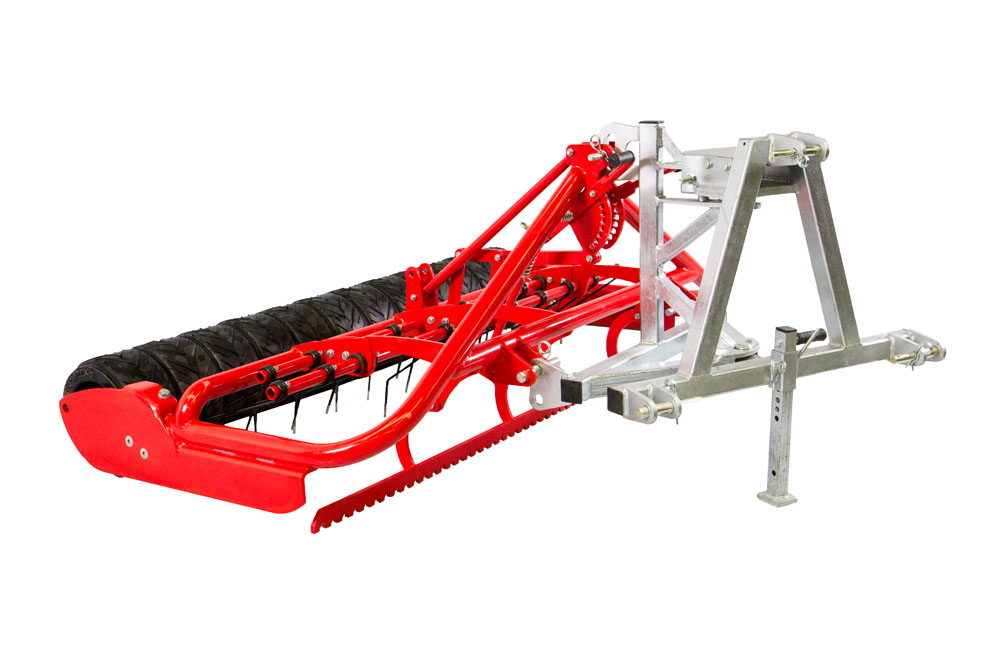KNEILMANN® Reitbahnplaner Typ 4 Xpert mit Quad-Anhängung, Schwenkachse mechanisch