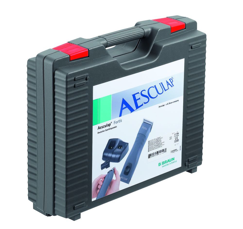 AESCULAP Akkuschermaschine Fortis mit Scherkopf GT330