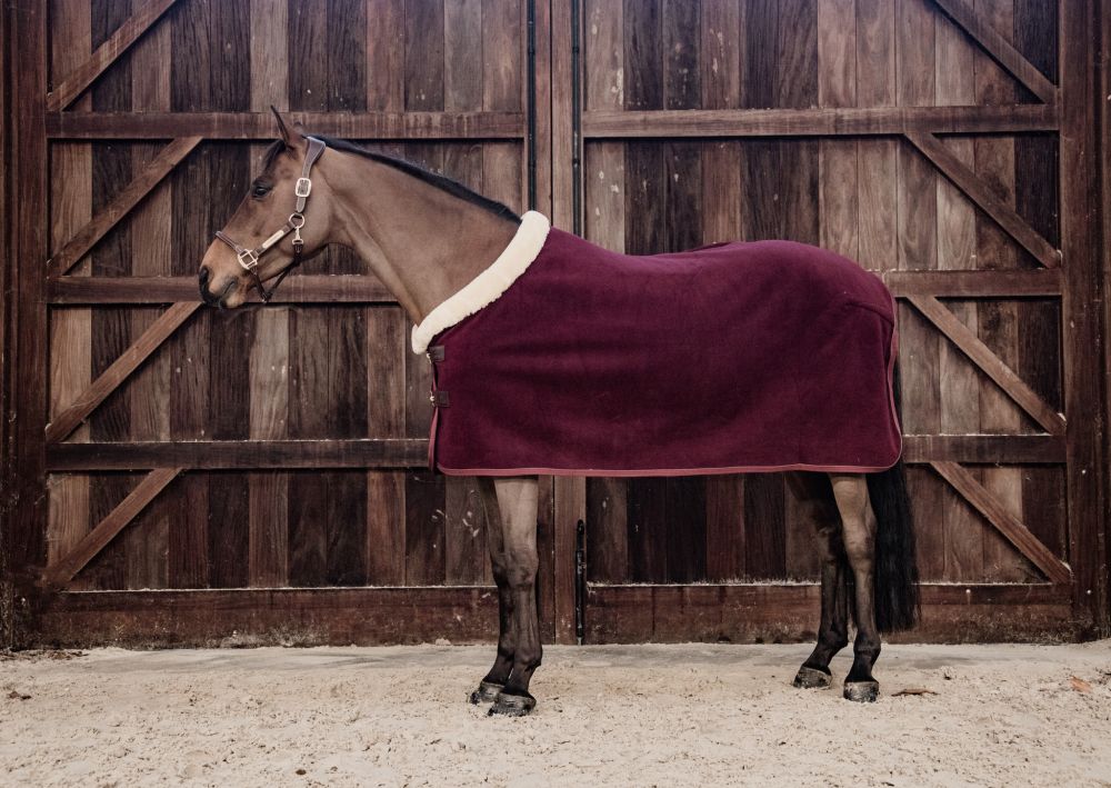 KENTUCKY® HORSEWEAR Turnierabschwitzdecke Heavy Fleece, bordeaux