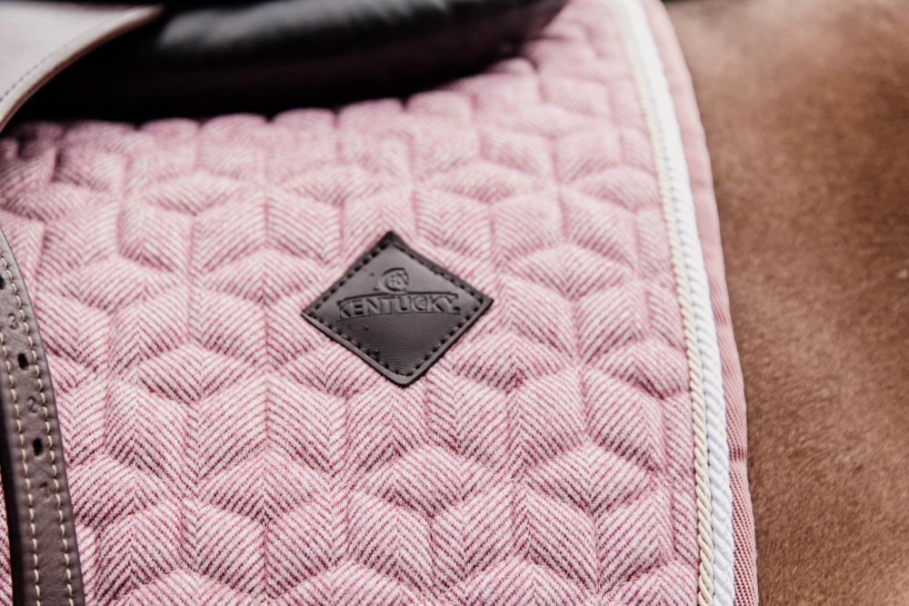 KENTUCKY® HORSEWEAR Schabracke Wolle Springen, altrosa