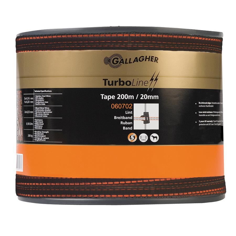 Gallagher TurboLine-Breitband 20 mm (terra, 200 Meter)