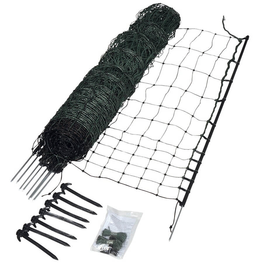 GALLAGHER Hühnernetz, grün, 112 cm, 25 m
