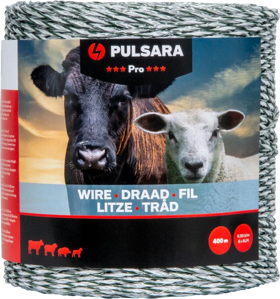 PULSARA Kunststoff-Litze Pro, weiß/schwarz 