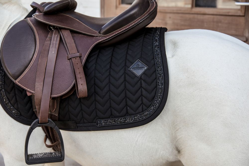 KENTUCKY® HORSEWEAR Pony-Schabracke Glitter Stone Springen, schwarz