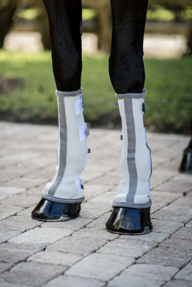 HORSEWARE® Fly Boots, silver/titanium