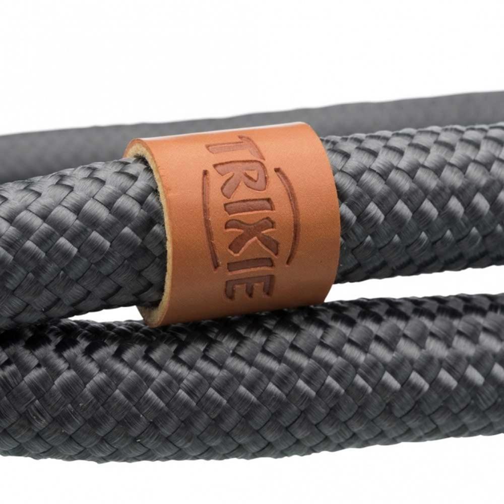 TRIXIE BE NORDIC Zug-Stopp-Halsband, dunkelgrau/braun