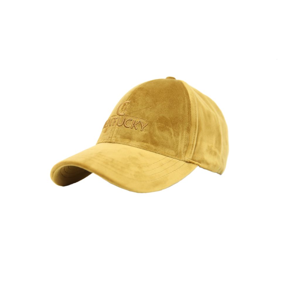 KENTUCKY® HORSEWEAR Velvet Cap, senfgelb