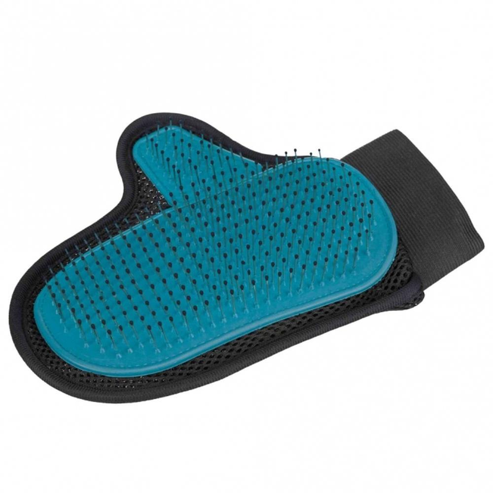 TRIXIE Fellpflegehandschuh mit Metallborsten