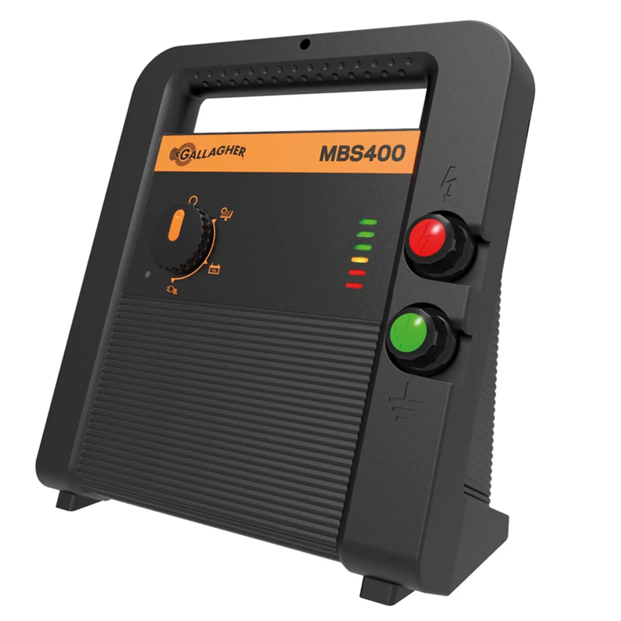 GALLAGHER MBS400 Multipower-Weidezaungerät ( 230 V/12 V/Solar) mit gratis Voltmeter