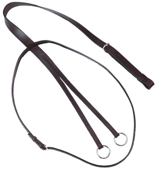 KERBL Martingal, Leder, schwarz, inkl. Martingalstopper