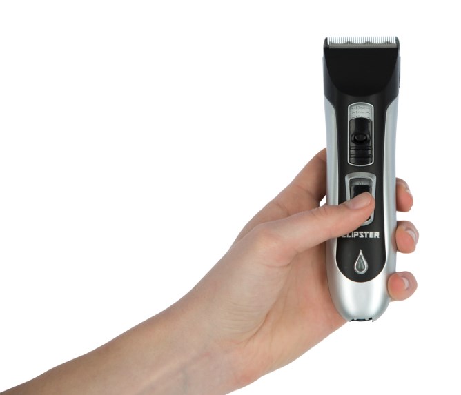 CLIPSTER Akkuschermaschine DropiX mit Scherkopf