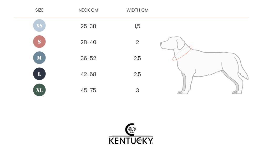 KENTUCKY® DOGWEAR Hundehalsband Pied-De-Poule, schwarz