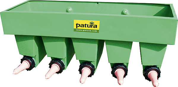PATURA Kälberbar mit 5 Nuckeln mit Fächern