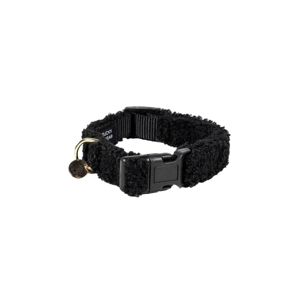 KENTUCKY® DOGWEAR Hundehalsband aus Teddyfleece, schwarz