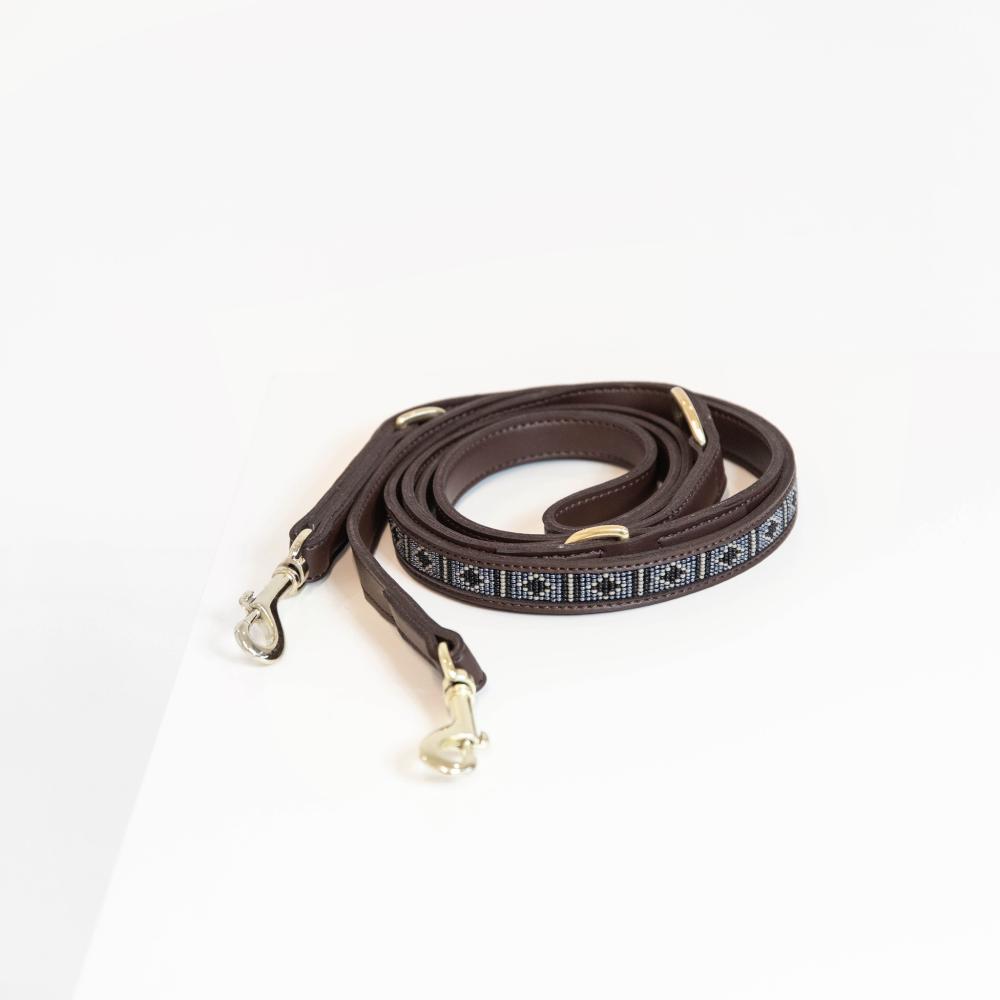 KENTUCKY® DOGWEAR Hundeleine Pearls 250 cm, silber