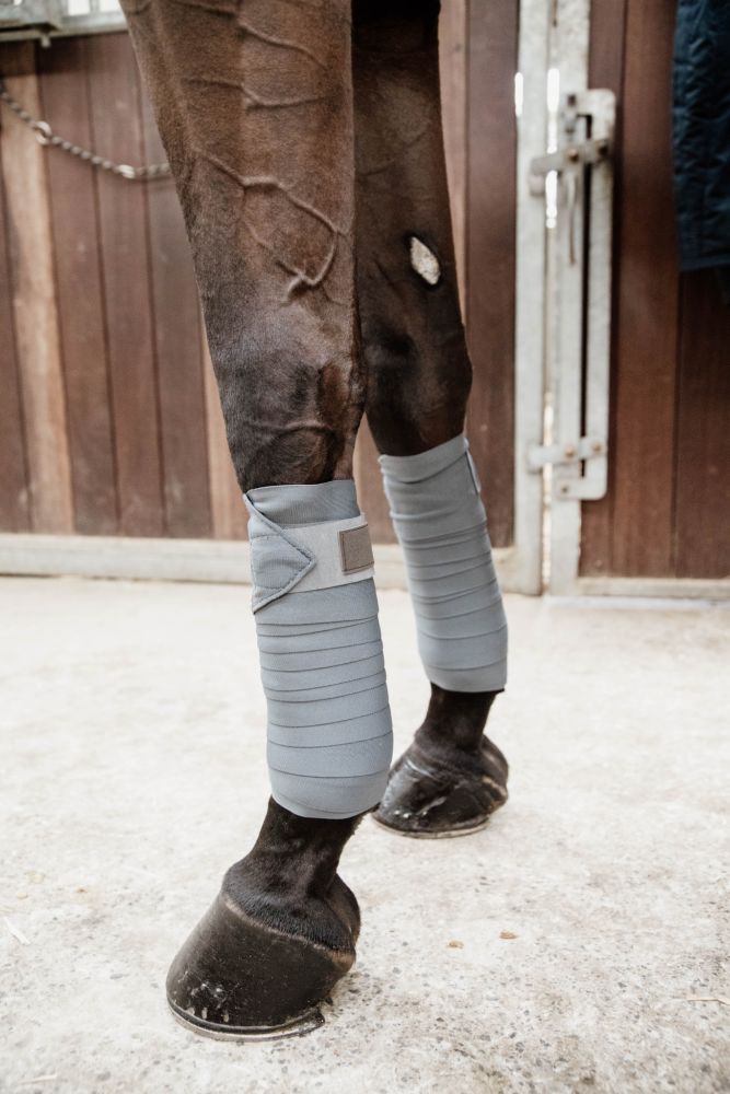 KENTUCKY® HORSEWEAR Repellent Arbeits-Bandagen, 2er-Set, grau