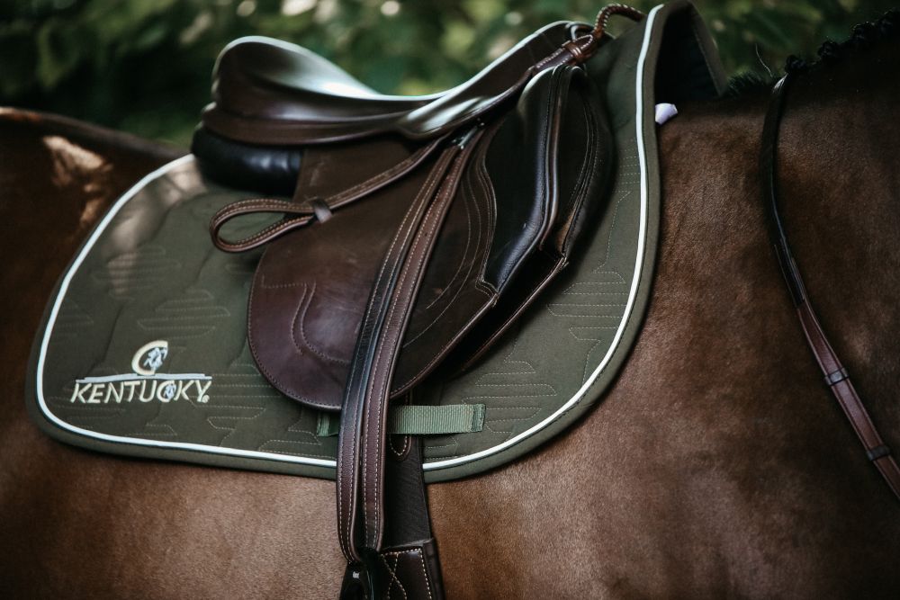 KENTUCKY® HORSEWEAR Schabracke Color Edition Springen, khaki