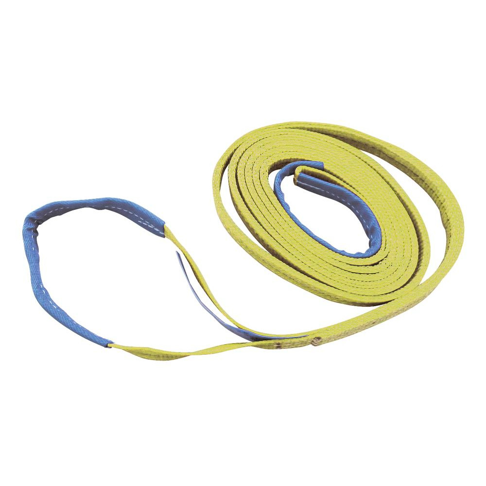 Hebeband 2-lagig gelb zul. Zugkraft direkt 3.000 kg / umgelegt 6.000 kg