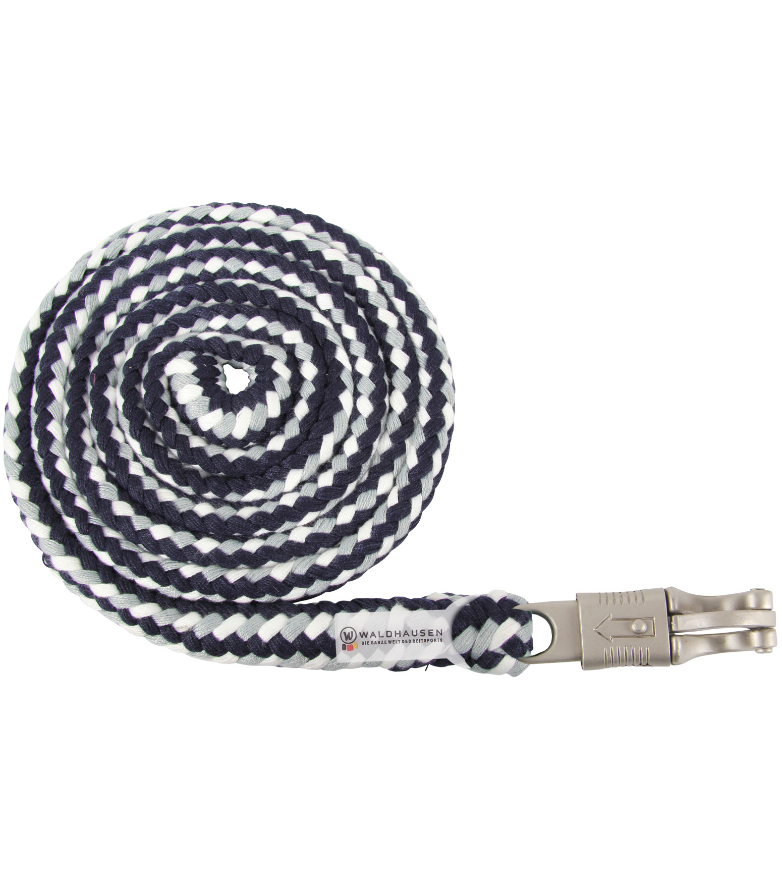 WALDHAUSEN Anbindestrick Plus - Panikhaken, dunkelblau/grau
