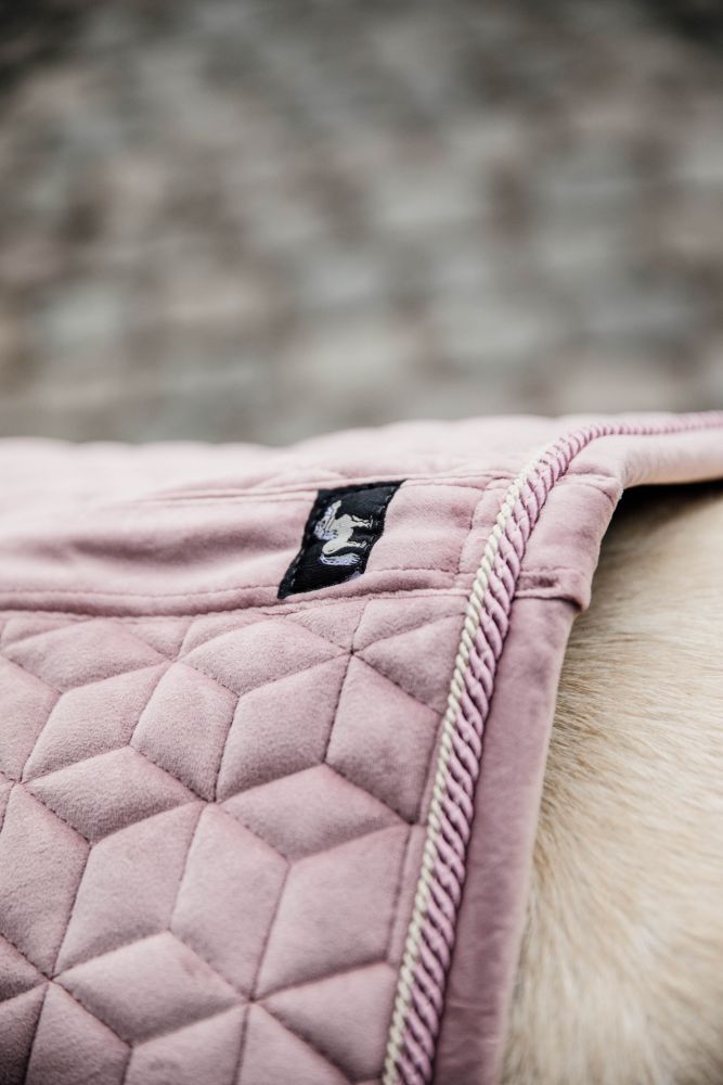 KENTUCKY® HORSEWEAR Pony-Schabracke Velvet Springen, altrosa