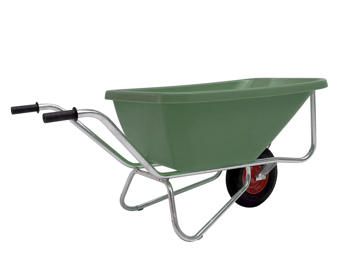 GROWI® Compactkarre Big Ben 1-rädrig 180 l in grün