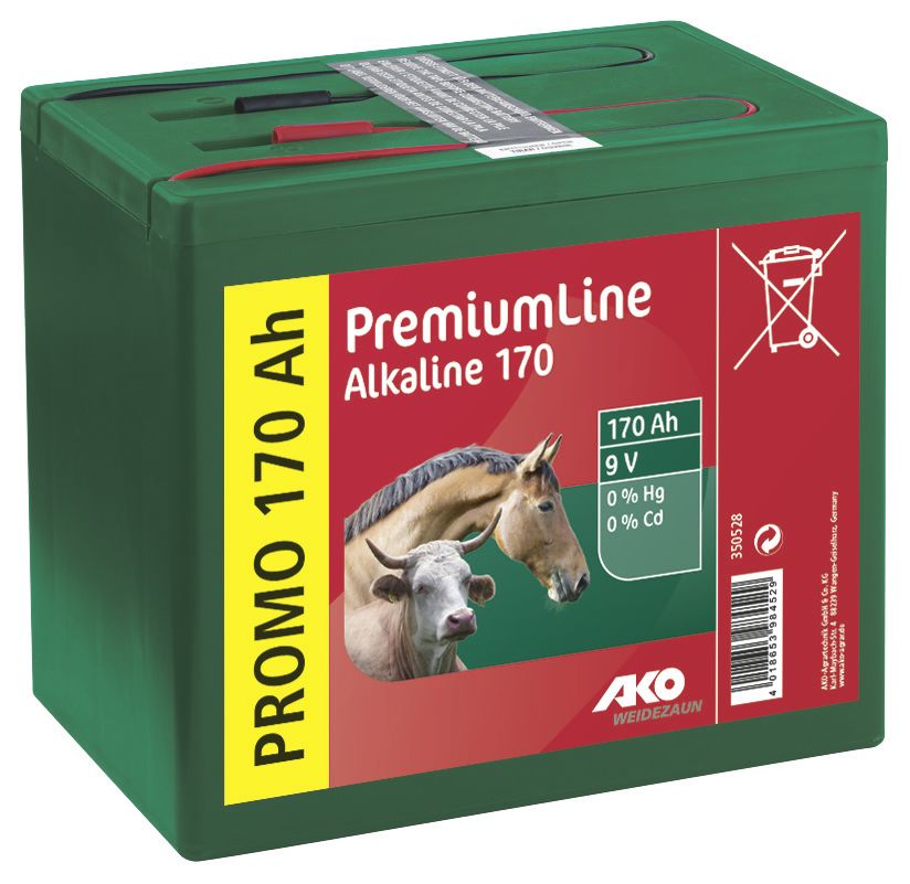 AKO 9 Volt Alkaline Trockenbatterie