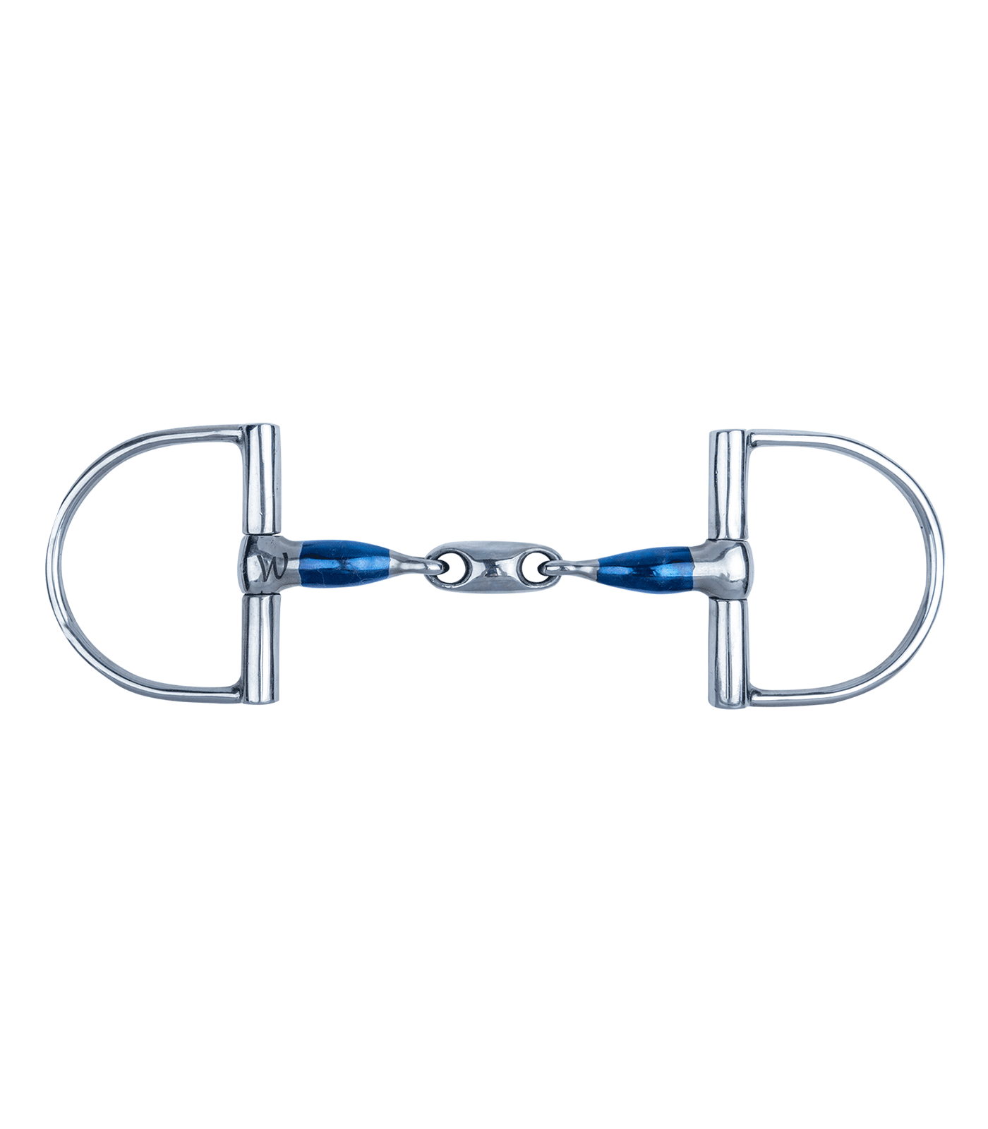 WALDHAUSEN Sweet Iron D-Ring Gebiss, doppelt gebrochen