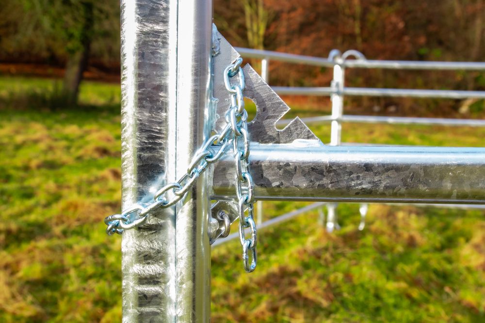 STALLBEDARF24 Weidepanel mit Tor - Höhe: 2,20 m