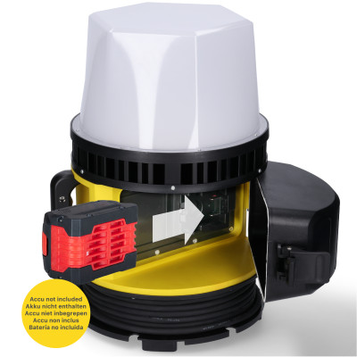 SHADA 18 V Arbeitsleuchte für Elektrowerkzeug - 80 W 12.000 lm 5.000 K