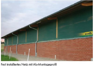 PATURA Windschutz-Spezialnetz Höhe 1,50 Meter - in lfm bestellbar