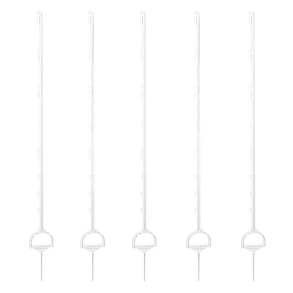 STALLBEDARF24 Steigbügelpfahl - Höhe: 158 cm (5 Stück)