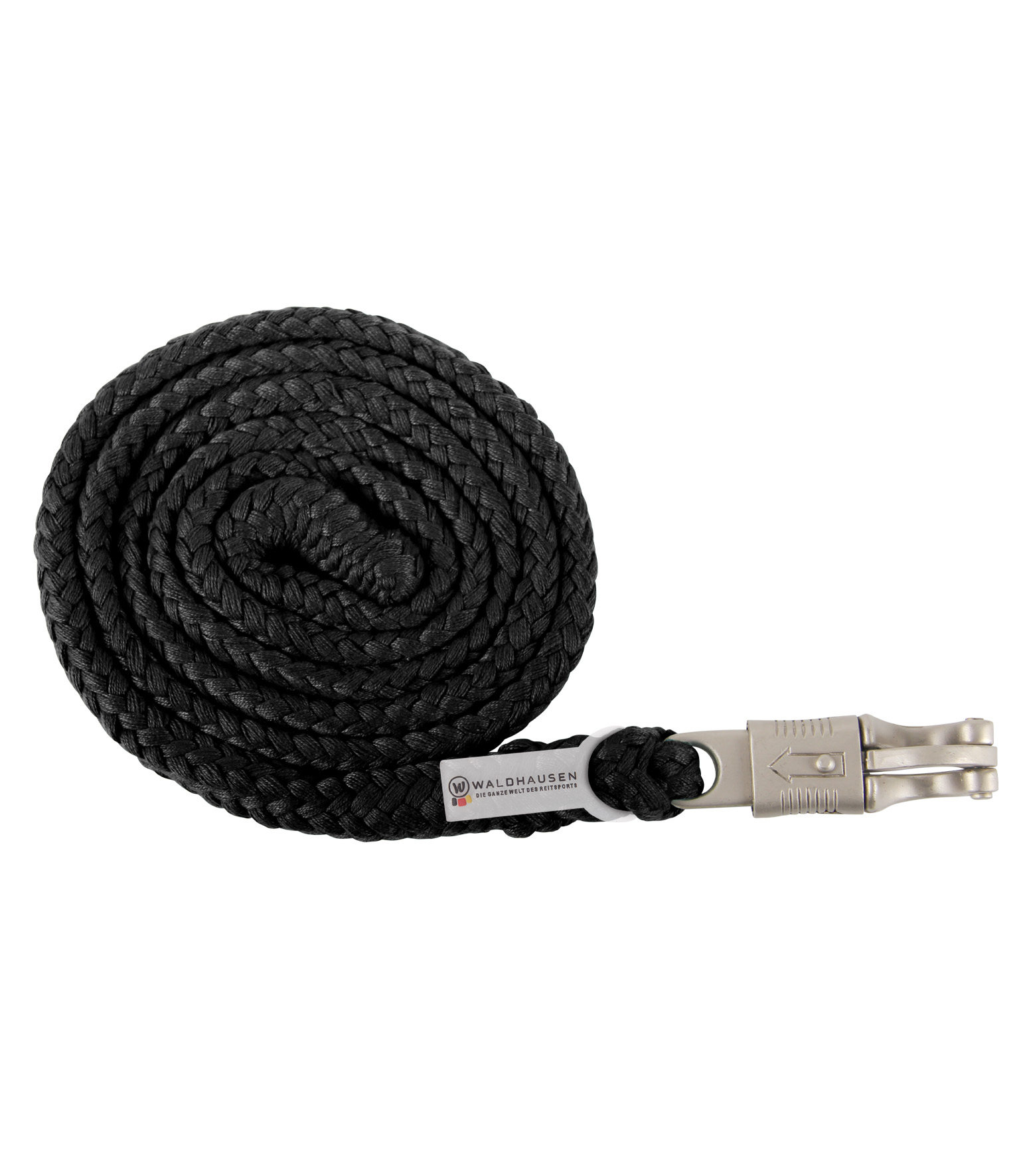 WALDHAUSEN Anbindestrick Plus - Panikhaken, schwarz