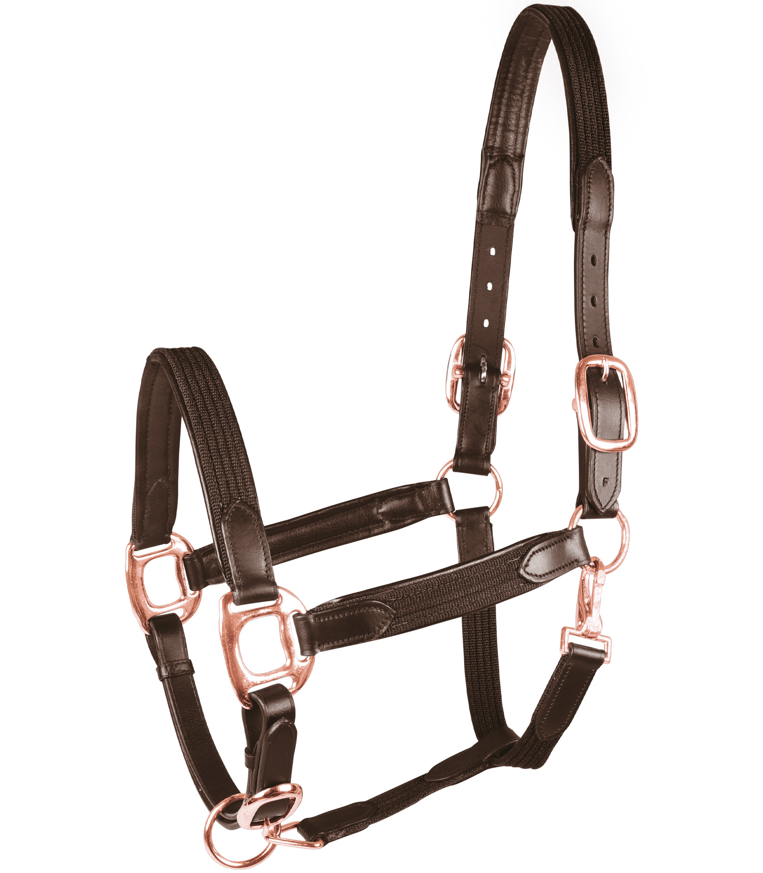 WALDHAUSEN STAR Halfter MIX, braun/roségold