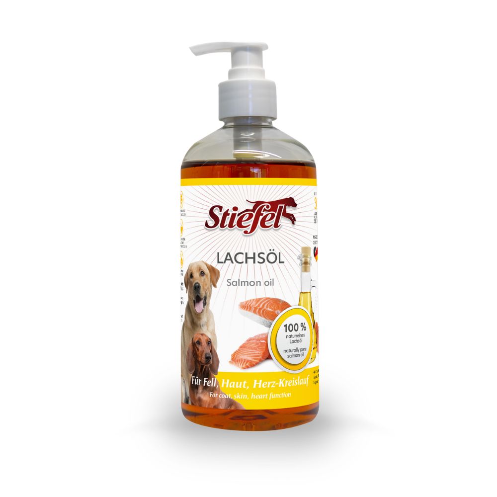 STIEFEL LACHSÖL für Hunde