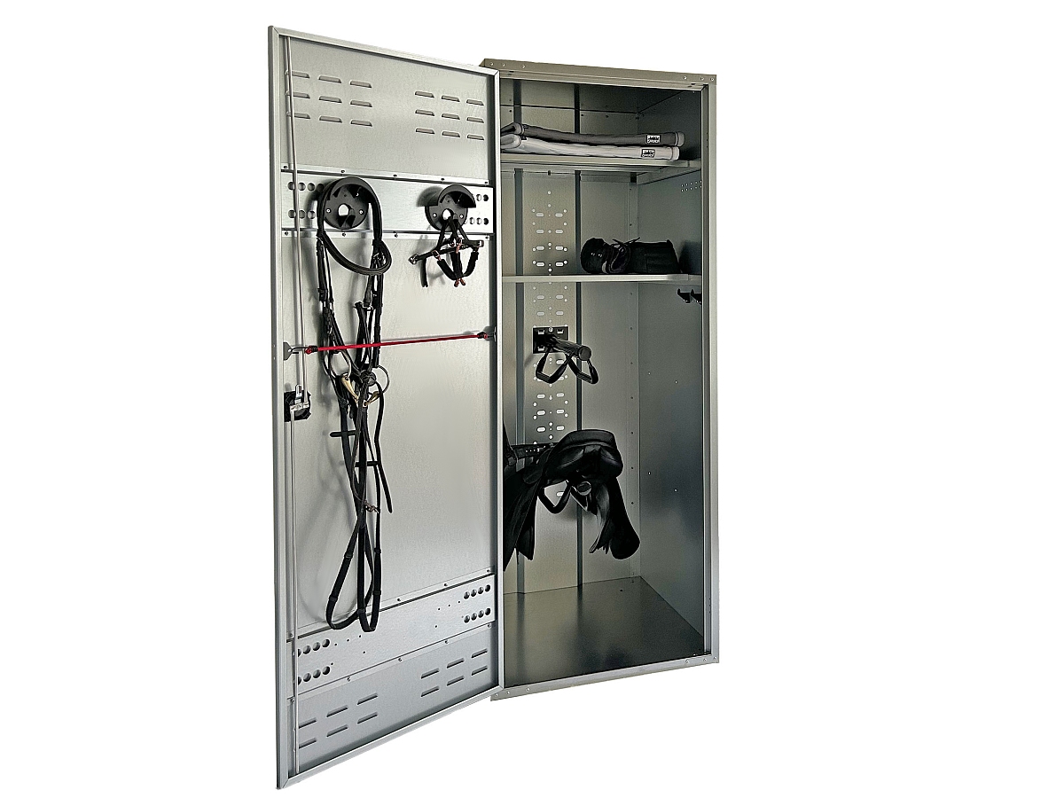 GROWI® Sattelschrank mit Vorrichtung für Vorhangschloss, 75 cm breit