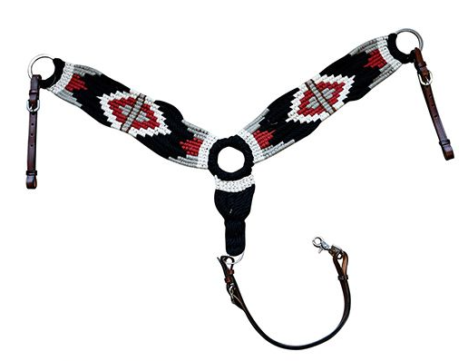 WESTERN IMPORTS® WOOLEN NAVAJO DESIGN BREASTCOLLAR, coffee