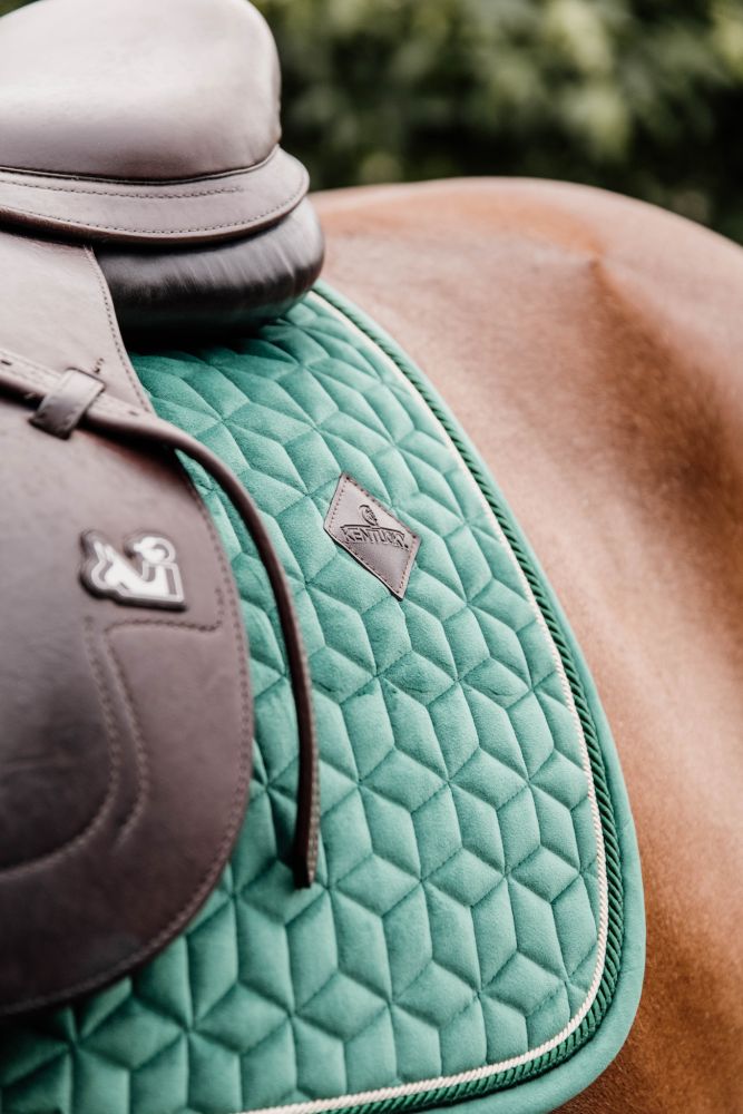 KENTUCKY® HORSEWEAR Schabracke Velvet Springen, dunkelgrün
