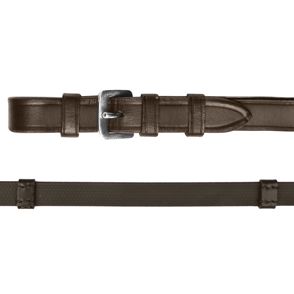 WALDHAUSEN Leder/Gummizügel X-Line mit Stegen, braun