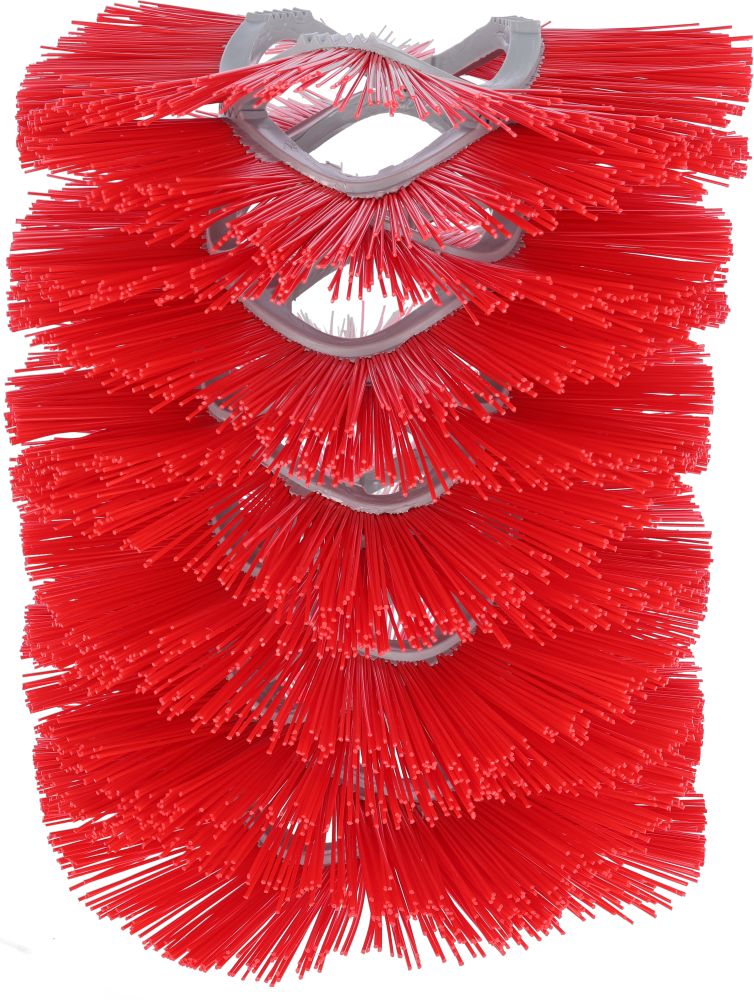 KERBL Bürstenringe, rot für Pfahlbürste HAPPYCOW Maxi